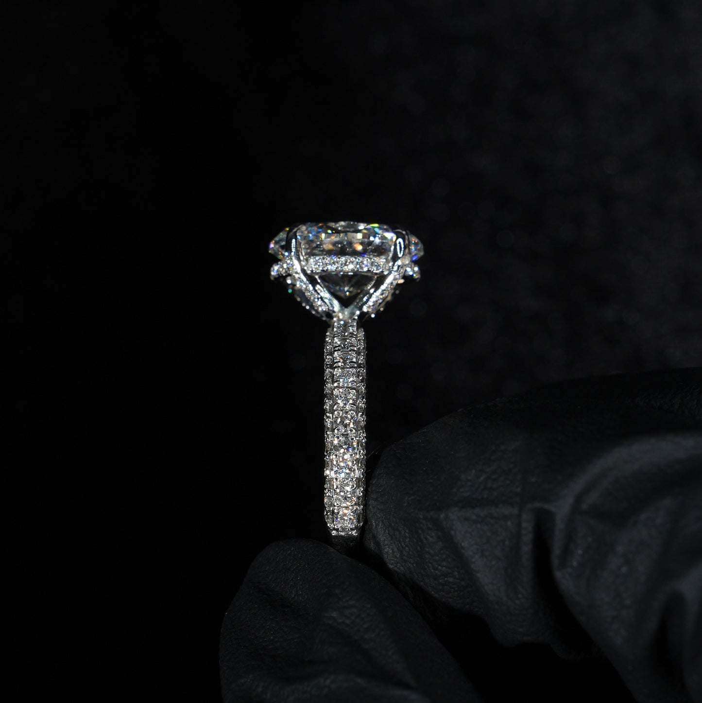 Trinity Pavé - Oval Cut