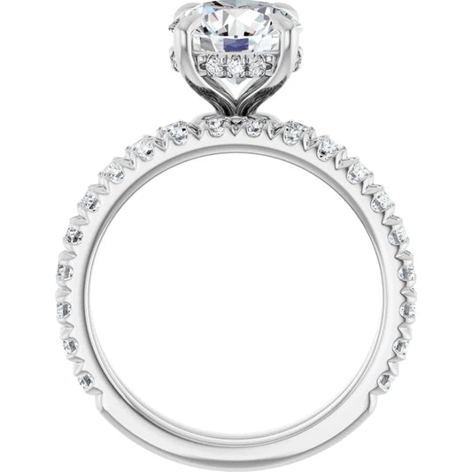 2ct Round Engagement Ring