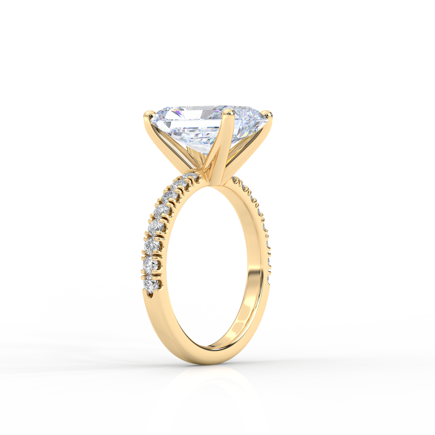 5.5ctw Radian Diamond Engagement Ring