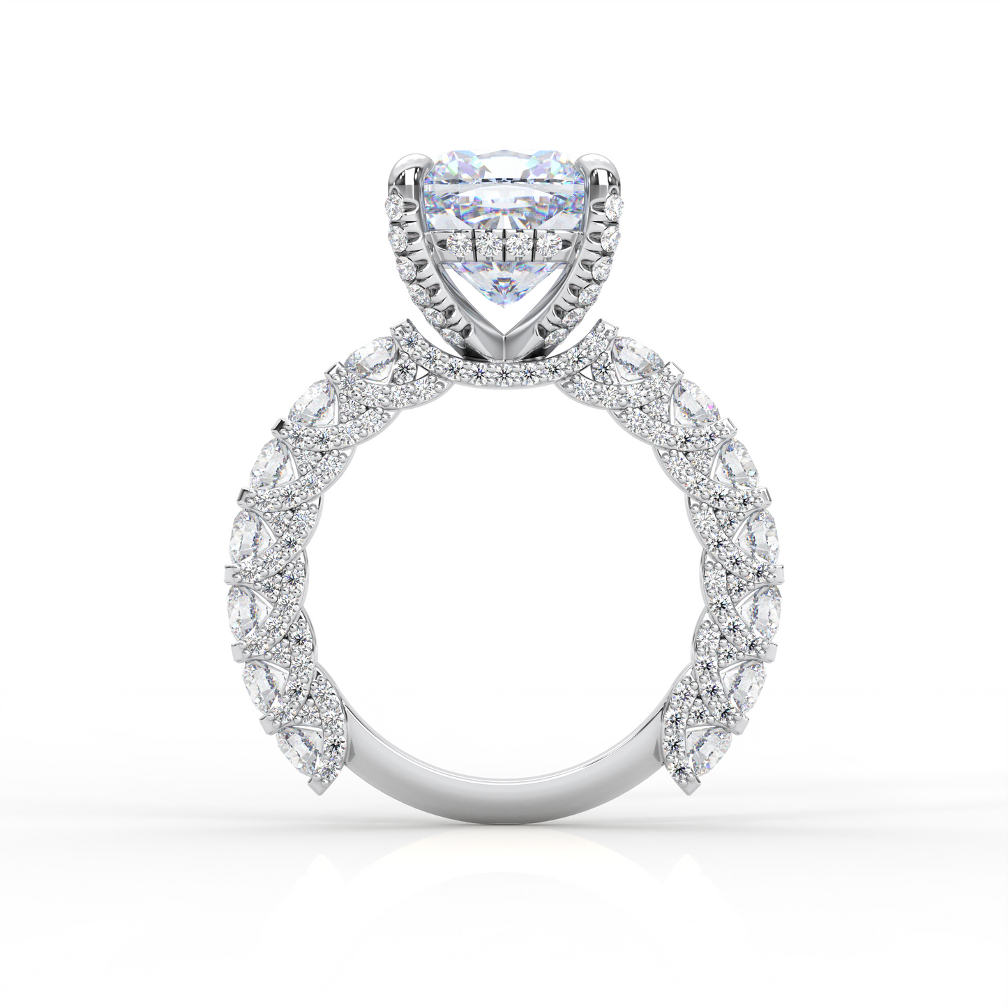 Signature Cushion-Cut Diamond Engagement Ring – 7.50 CTW