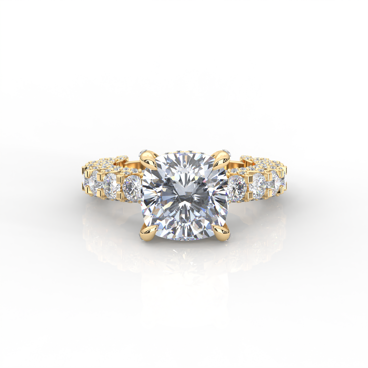 Signature Cushion-Cut Diamond Engagement Ring – 7.50 CTW