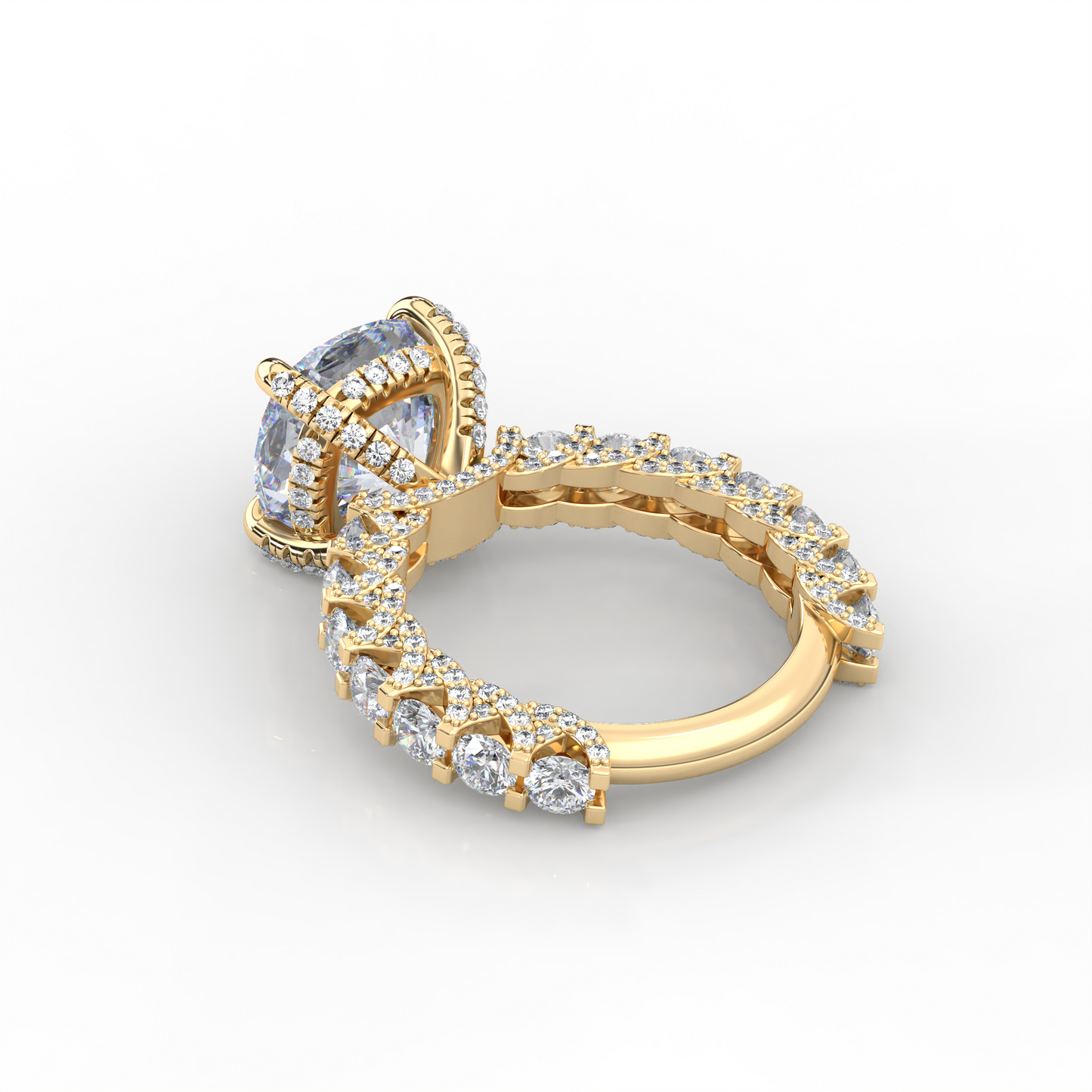 Signature Cushion-Cut Diamond Engagement Ring – 7.50 CTW