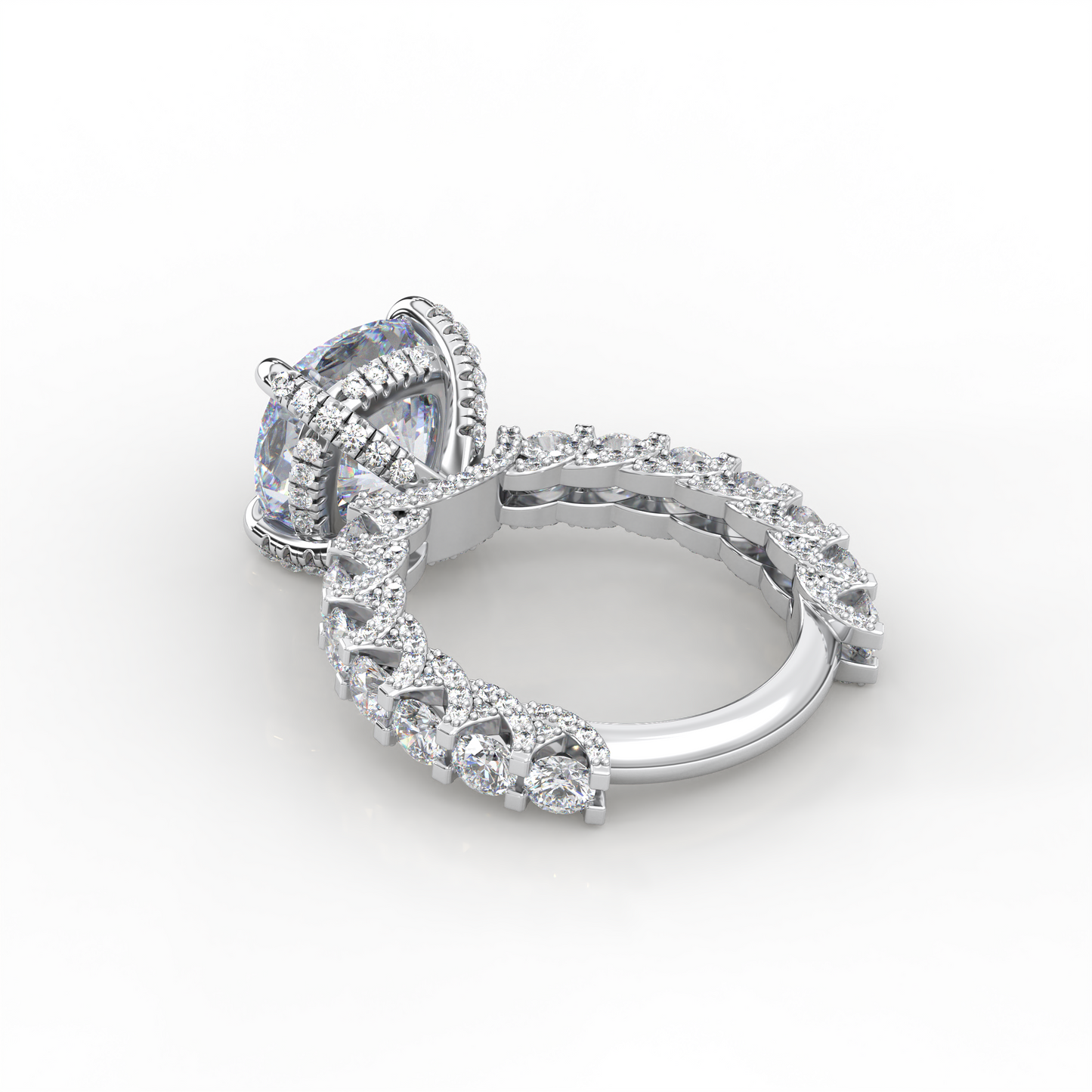 Signature Cushion-Cut Diamond Engagement Ring – 7.50 CTW