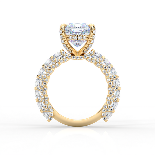 Signature Cushion-Cut Diamond Engagement Ring – 7.50 CTW