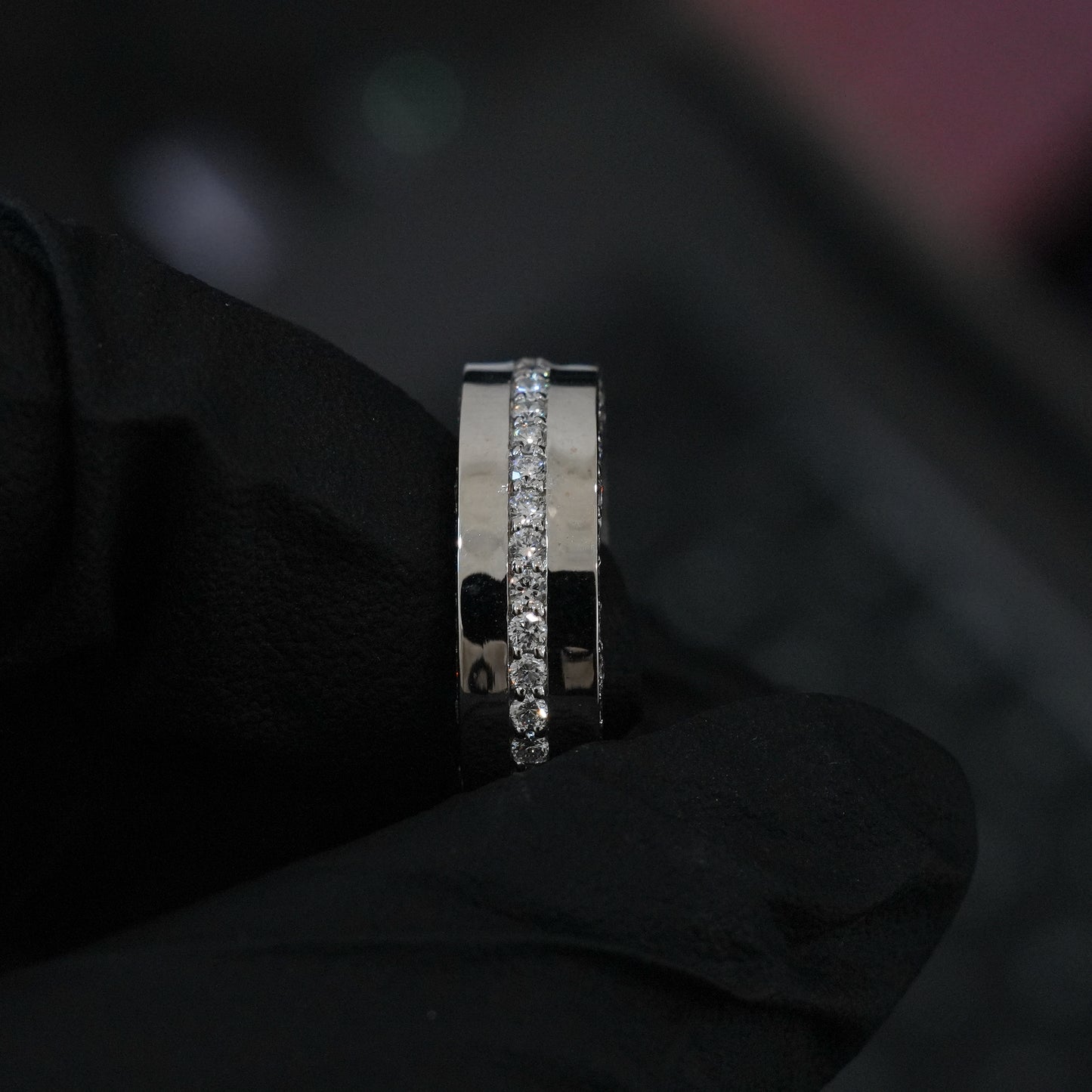 Men's Full Eternity Diamond Band