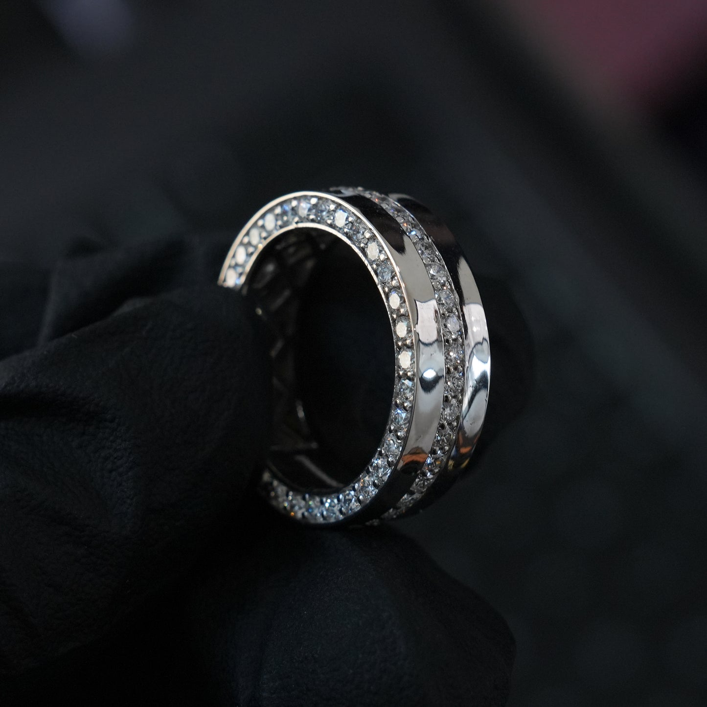 Men's Full Eternity Diamond Band