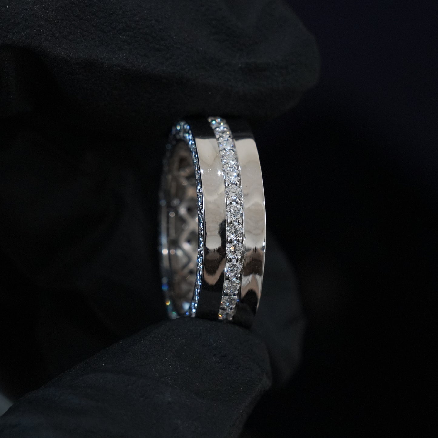 Men's Full Eternity Diamond Band