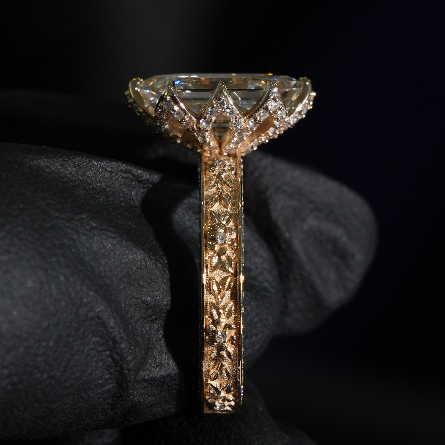 Signature Floral - Dutch Marquise (Elongated Hexagon)