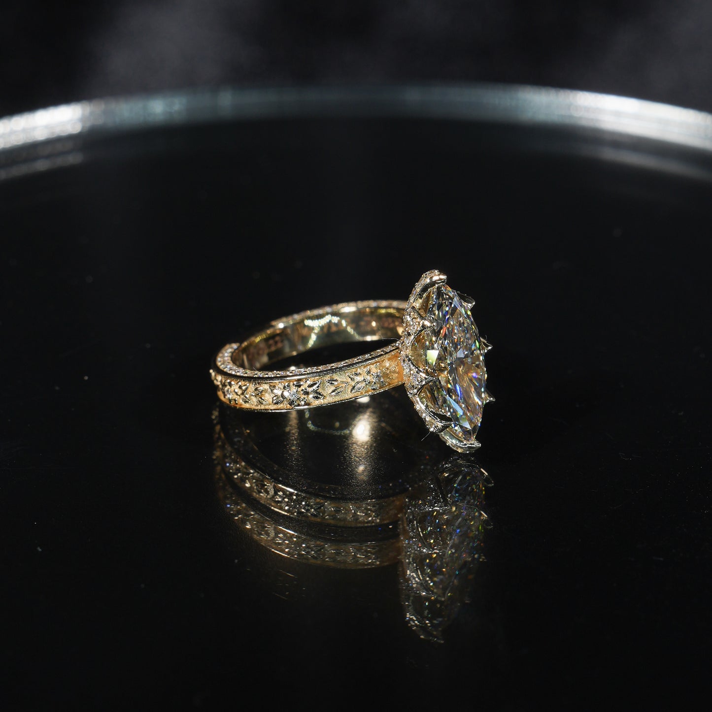 Signature Floral - Marquise Cut