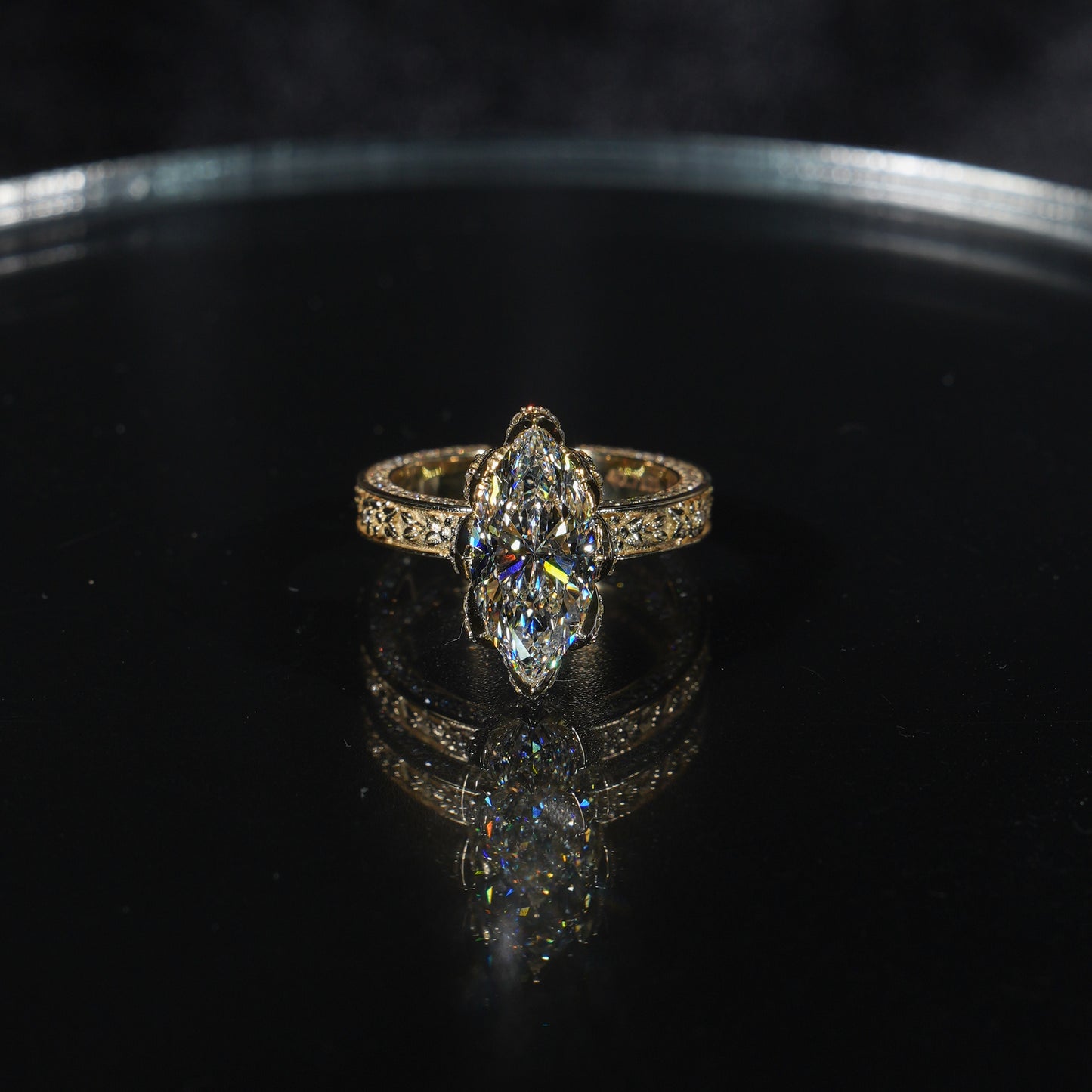 Signature Floral - Marquise Cut