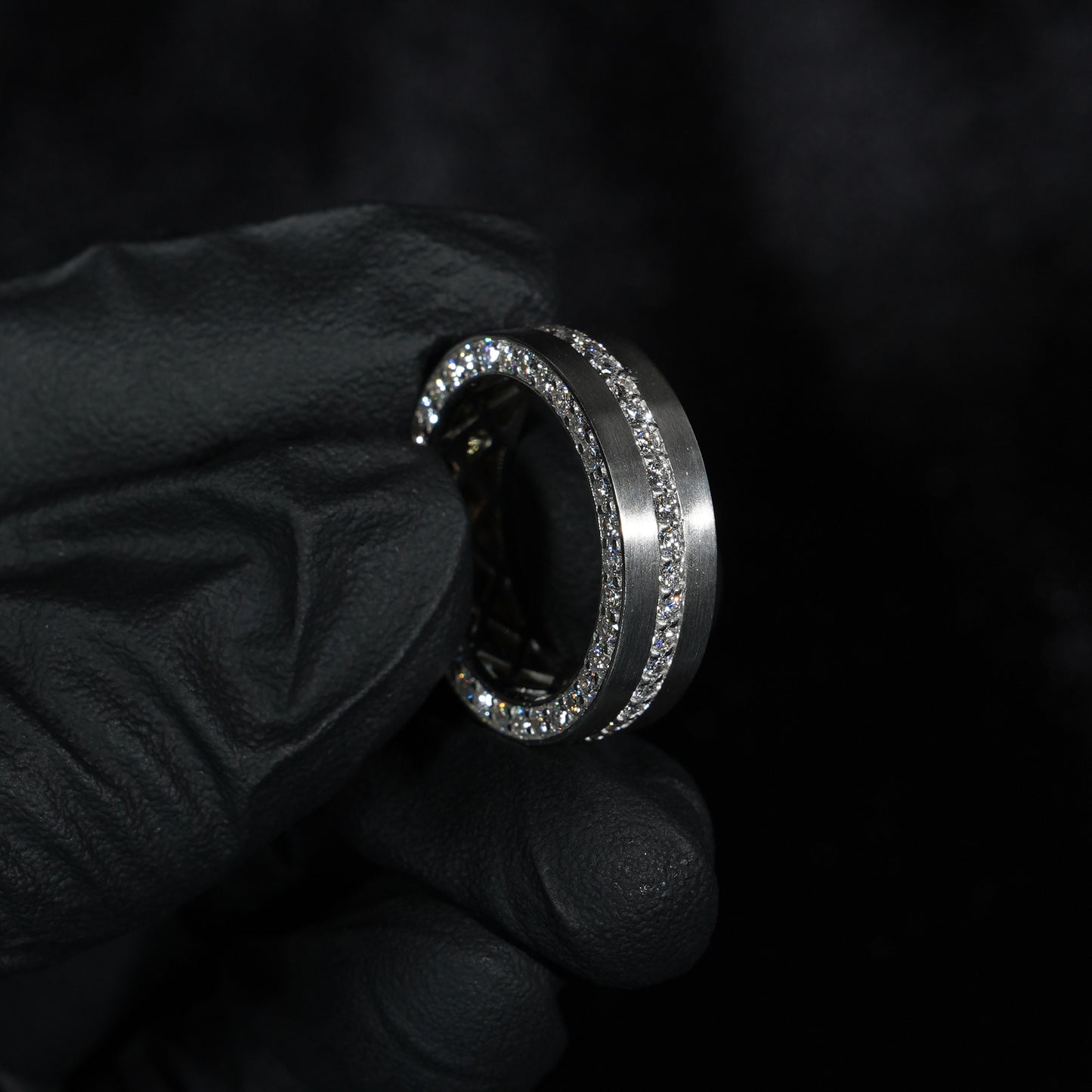 Men's Full Eternity Diamond Band