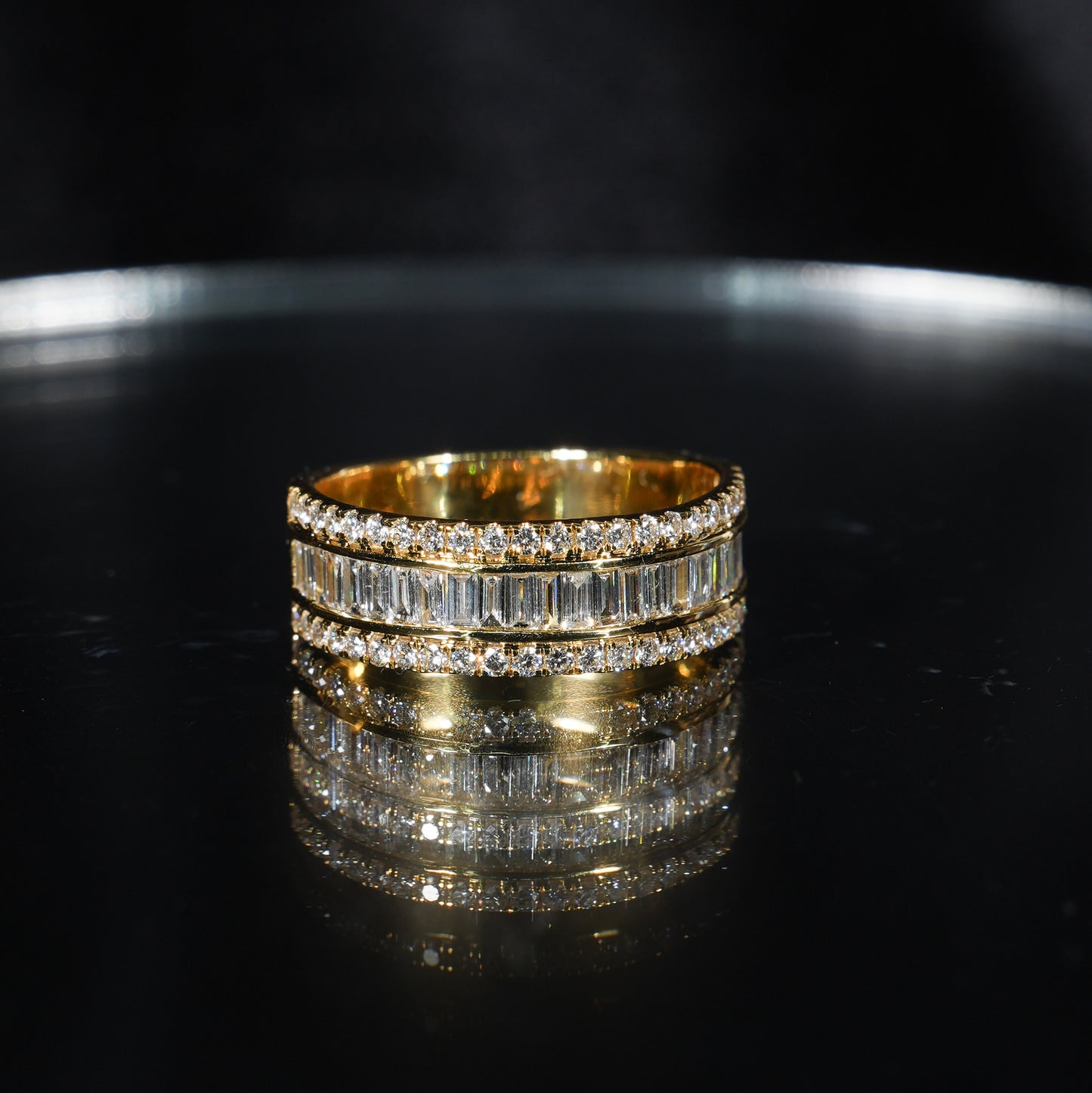 Men's Baguette Trio Band