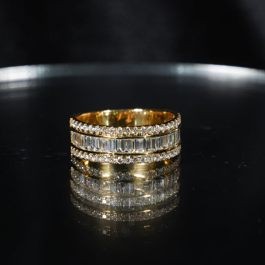 Men's Baguette Trio Band