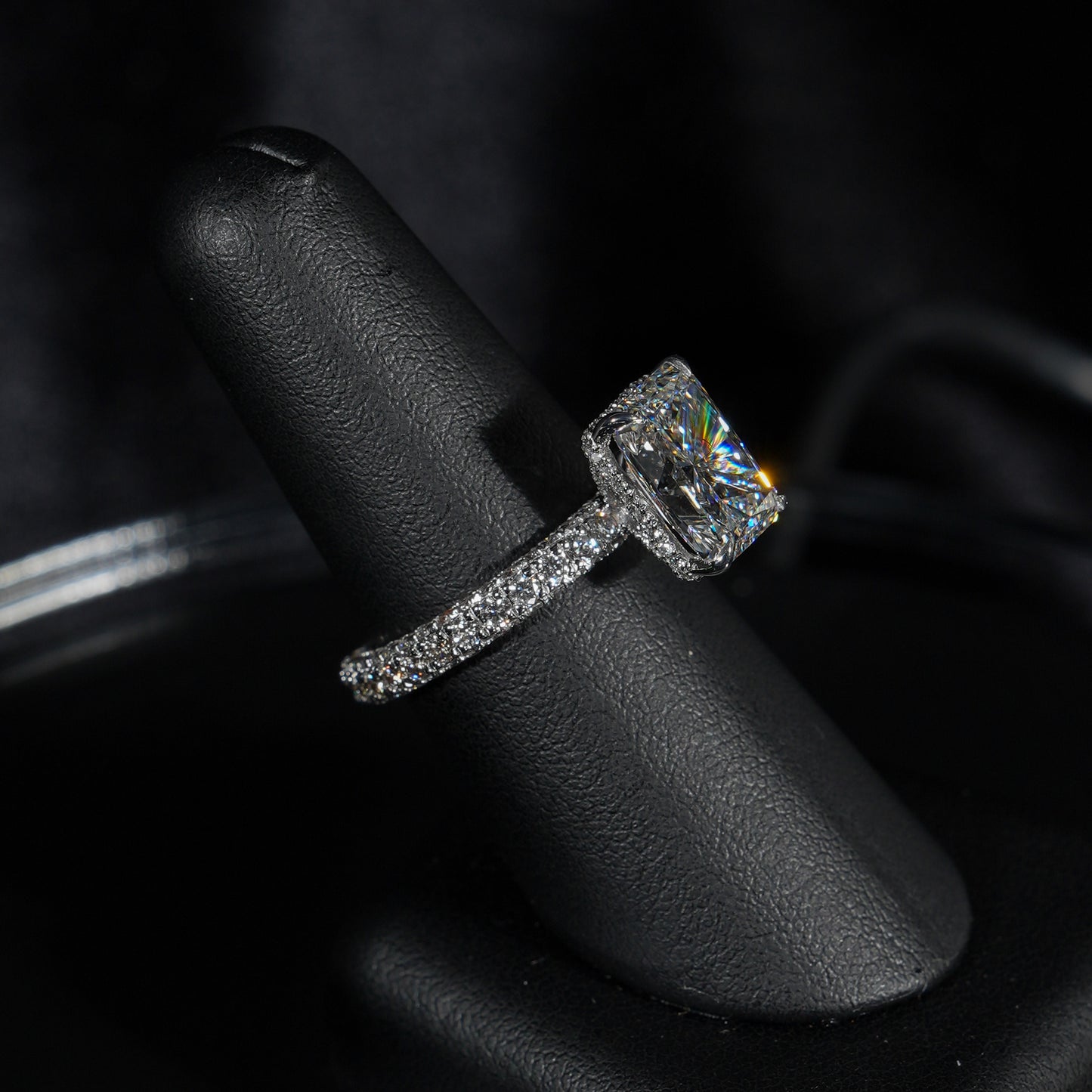 Trinity Pavé - Radiant Cut