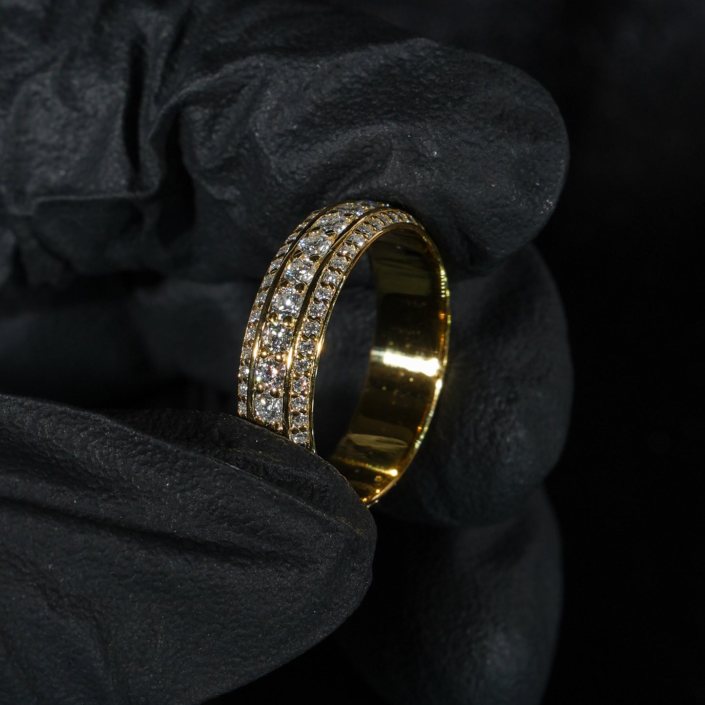 Beveled Triad Band