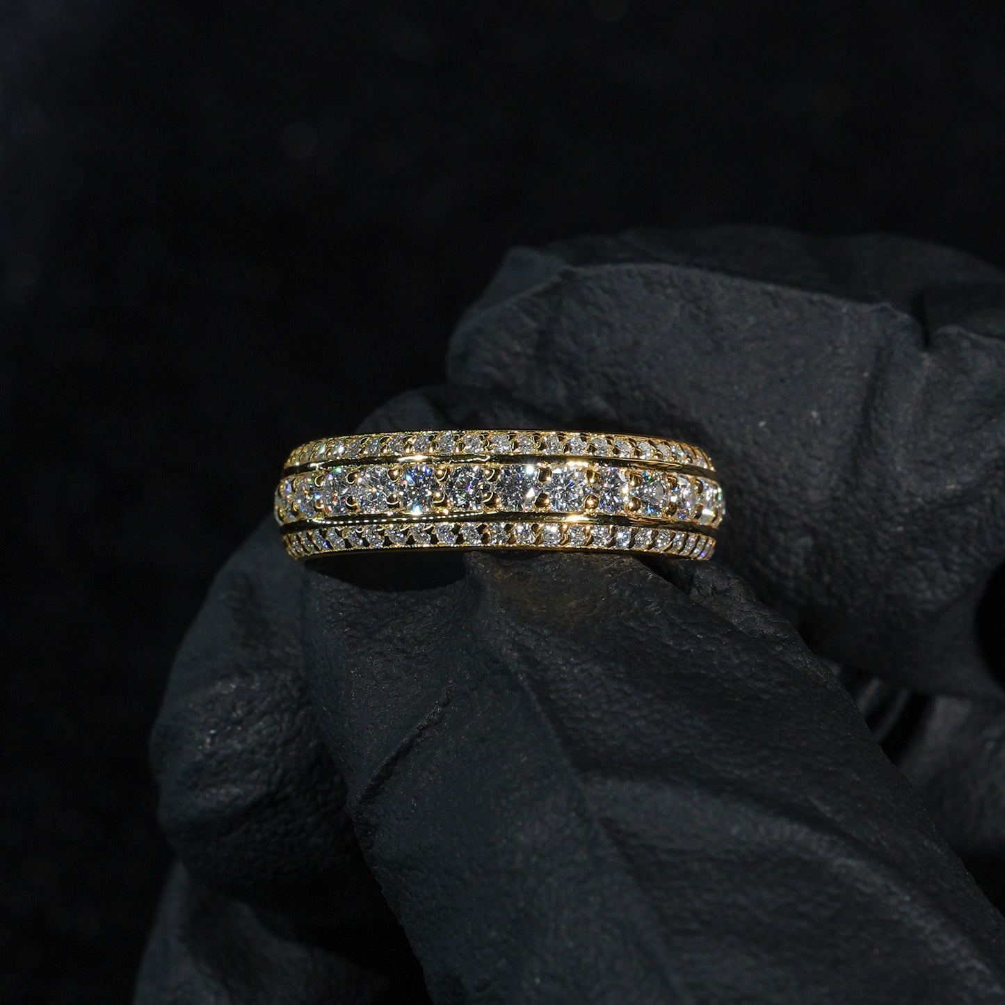 Beveled Triad Band