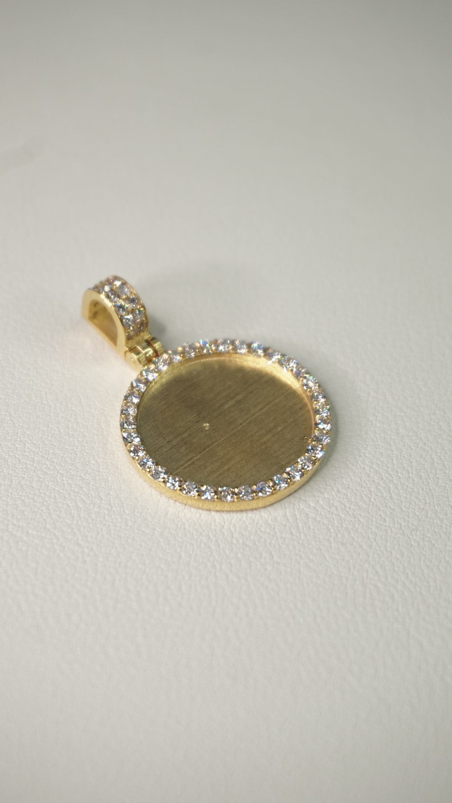 1 Carat Diamond Photo Pendant