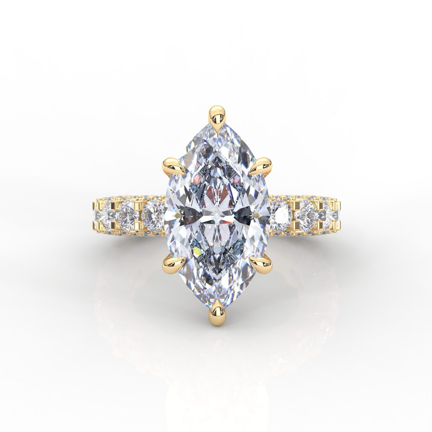 Signature Marquise Diamond Engagement Ring – 7.50 CTW