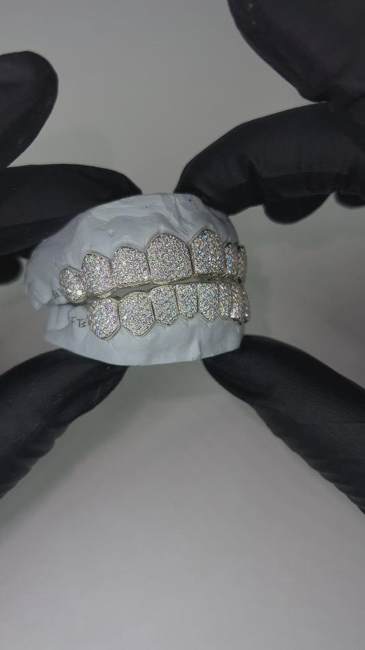 VVS Moissanite Grillz 8x8